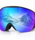 DIAOCARE-Skibrille-Ski-Snowboardbrillen-Einstellbar-Anti-Fog-UV-Schutz-Ski-Snowboard-Brille-Wintersport-Brille-fr-Schneemobil-Skifahren-oder-SkatenWintersport-im-Freien-Skibrillen-mit-Brillenetui-0