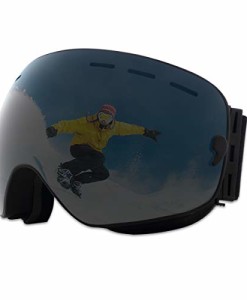 X-TIGER-Skibrille-fr-Mnner-und-Frauen-Anti-Fog-UV-Schutz-Sphrische-REVO-Spiegellinse-mit-berbrille-OTG-fr-Skibrillen-und-Snowboard-0