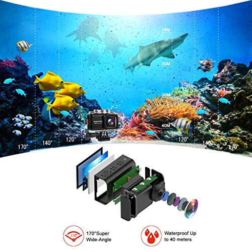 2019-NewApexcam-Action-cam-4K-20MP-Sportkamera-EIS-WiFi-Wasserdichte-Unterwasserkamera-40M-Externes-Mikrofon-20LCD-170--Weitwinkel-24G-Fernbedienung-2x1200mAh-Batterien-und-mehrere-Zubehrteile-0-1