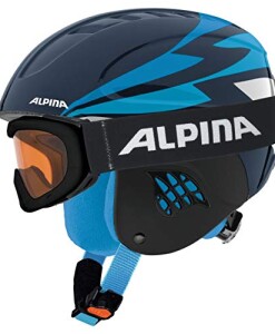 Alpina-Sports-Unisex-Jugend-Carat-Set-Skihelm-Nightblue-54-58-0