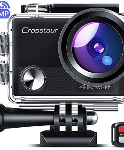 Crosstour-CT9000-Action-Cam-Unterwasserkamera-4K-20MP-WiFi-Unterwasser-40M-Wasserdicht-Helmkamera-Fernbedienung-0
