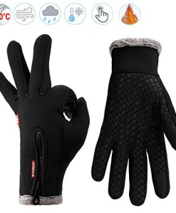 Lzfitpot-Handschuhe-Herren-Winterhandschuhe-bis-zu-40-Damen-Handschuhe-Touchscreen-Warm-Fahrradhandschuhe-SkihandschuheWasserdicht-Winddicht-rutschfest-0