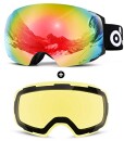 Odoland-Erwachsene-Skibrille-Sphrische-Rahmenlose-Snowboard-Brille-mit-Magnetische-wechselglas-brillentrger-Skibrillen-OTG-UV-400-Schutz-u-Anti-Beschlag-0