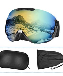 Skibrille-Snowboardbrille-fr-Damen-Herren-100-OTG-UV-Schutz-mit-Rahmen-beschlagfreie-dual-Objektiv-Schneebrille-fr-Brillentrger-helmkompatible-Outdoor-Ski-Schutzbrillen-Blendschutz-0