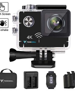 Tenswall-Touchscreen-4K-Action-Cam-WiFi-Sports-Camera-16MP-Ultra-Full-HD-Unterwasserkamera-EIS-Helmkamera-Wasserdicht-mit-2-Verbesserten-Batterien-Transporttasche-und-Kostenlose-Accessoires-0