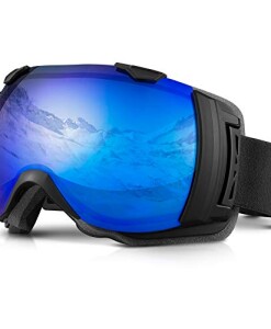 Terra-Hiker-Skibrille-Brillentrger-Snowboard-Brille-Anti-Nebel-Schneebrille-Over-The-Glasses-Weitwinkelbrille-mit-100-UV-Schutz-und-auswechselbarer-Scheibe-fr-Damen-Herren-Mdchen-und-Jungen-0