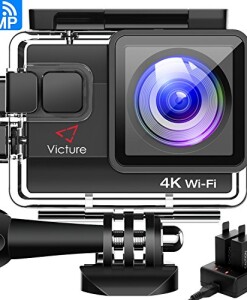 Victure-Actioncam-4K-WiFi-170-Weitwinkel-Aktionkameras-Wasserdicht-40M-Unterwasserkamera-20MP-Ultra-Full-HD-Sport-Action-Kamera-mit-Ladegert-2-Akkus-und-Gratis-Zubehr-0